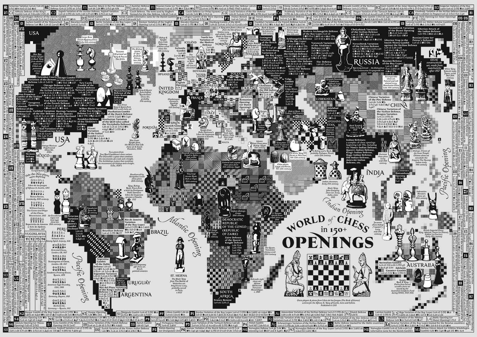 World Chess Unveils the First-Ever Chess Map: A Geographical Masterpiece